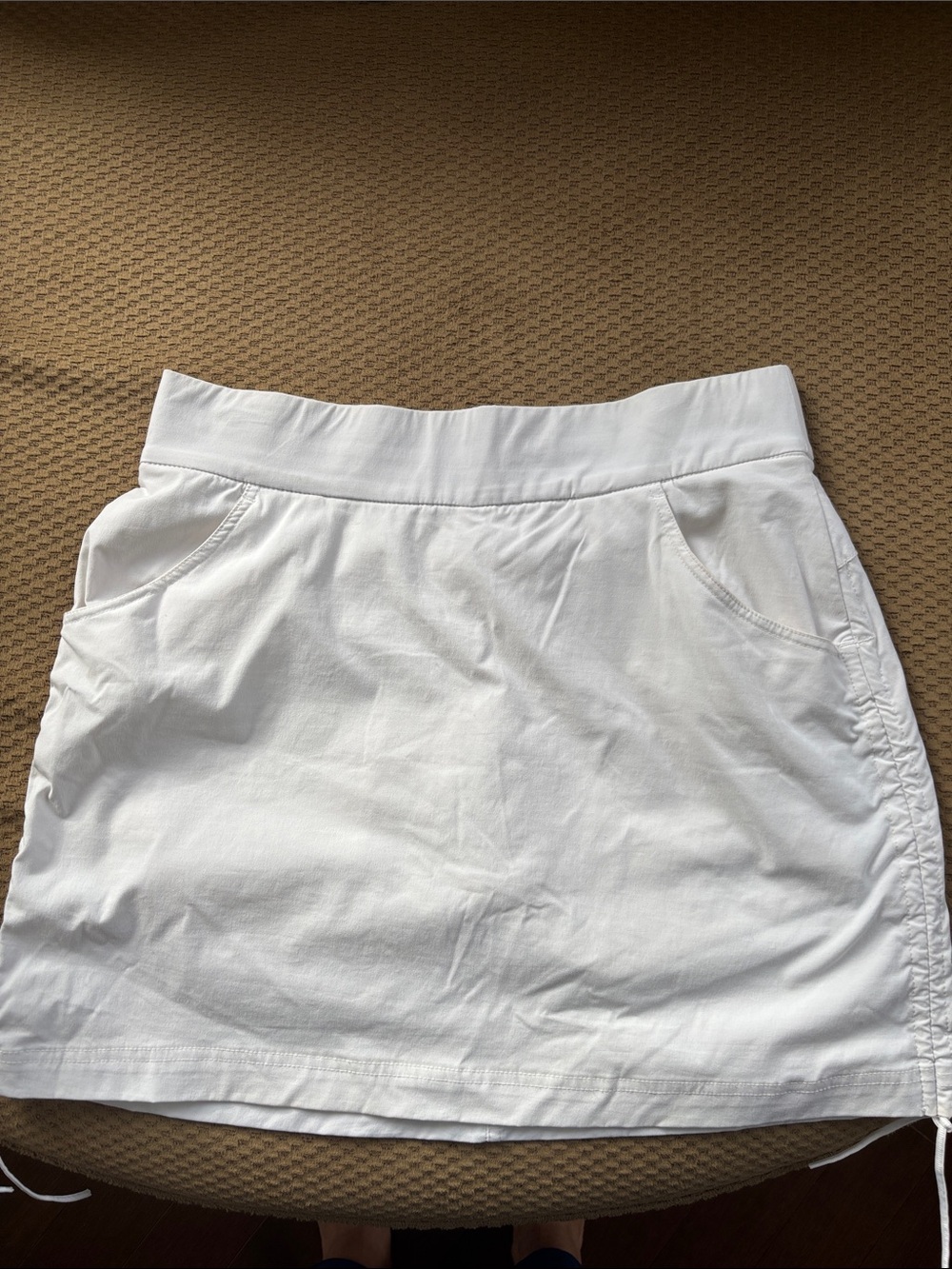 Columbia Women’s White Skort with Side Drawstring